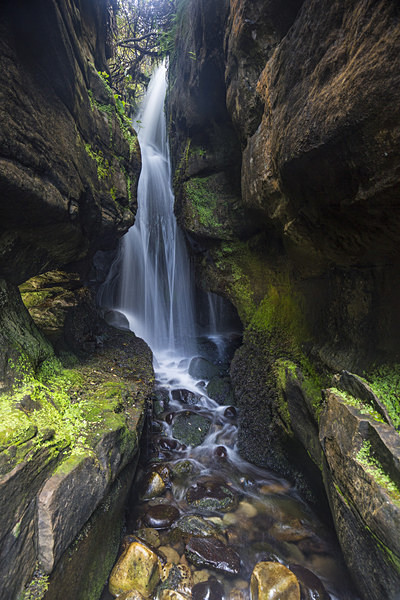 Waterfall near The Singing Sands, Eigg - Inner Hebrides - Skye and Eigg
