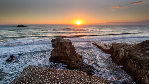 Muriwai sunset - New Zealand