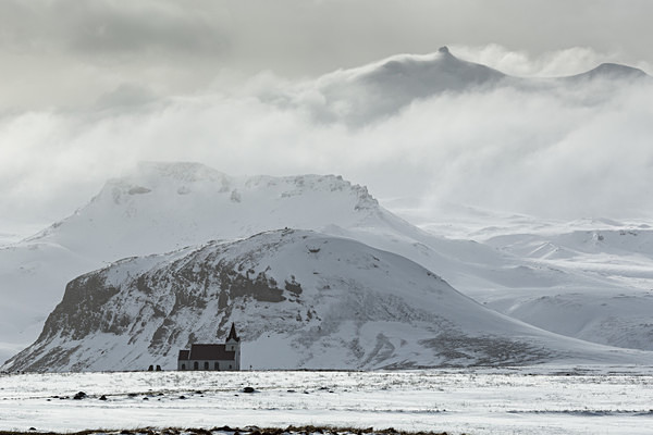 Church near Rif - Iceland winter