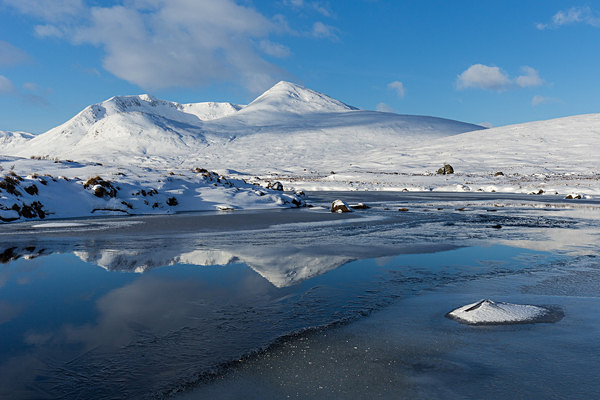 Lochan na Stainge in winter - Miscellaneous Scotland