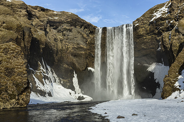 Skogafoss - Iceland winter