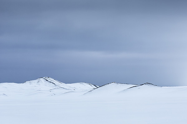 Hummocks - Iceland winter