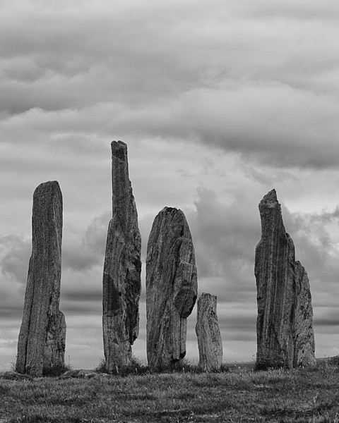 Callanish detail - Monochrome landscape