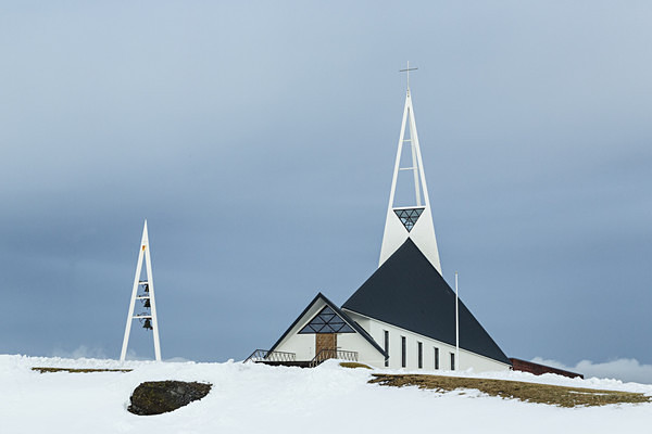 Olafsvik Church - Iceland winter