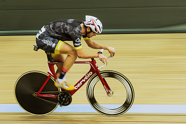 Bobby Lea, winner of the Men's Points Race, Revolution Glasgow 2015 - Sport