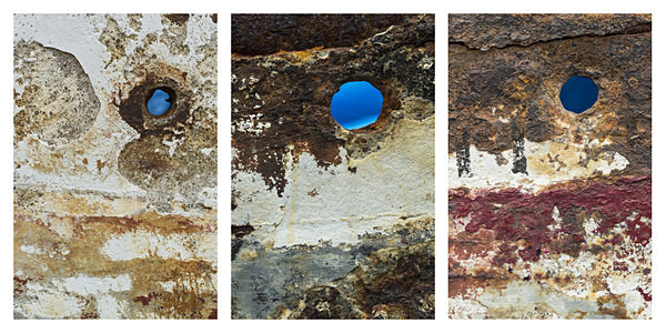 Boat triptych, Eigg - Inner Hebrides - Skye and Eigg