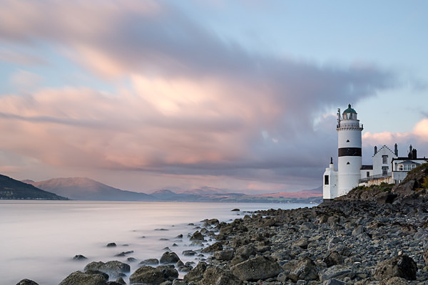 Evening at The Cloch, Gourock - Lighthouses of Scotland
