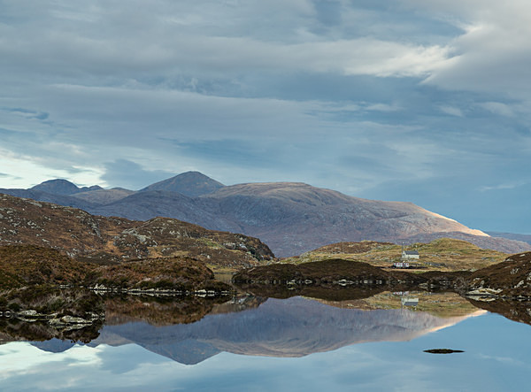 Loch Plocrapol reflections 1 - Harris, Lewis and Uists