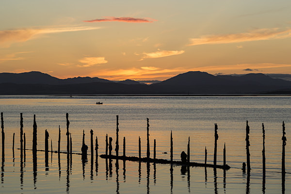 Dusk at the Timber Ponds, Port Glasgow - Miscellaneous Scotland