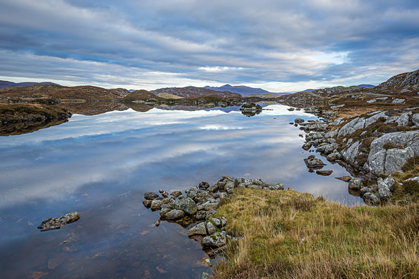 Loch Plocrapol reflections 2, Harris - Harris, Lewis and Uists