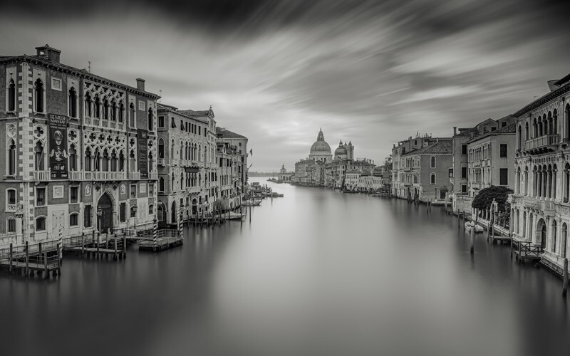 Grand Canal - Seascape - Monochrome