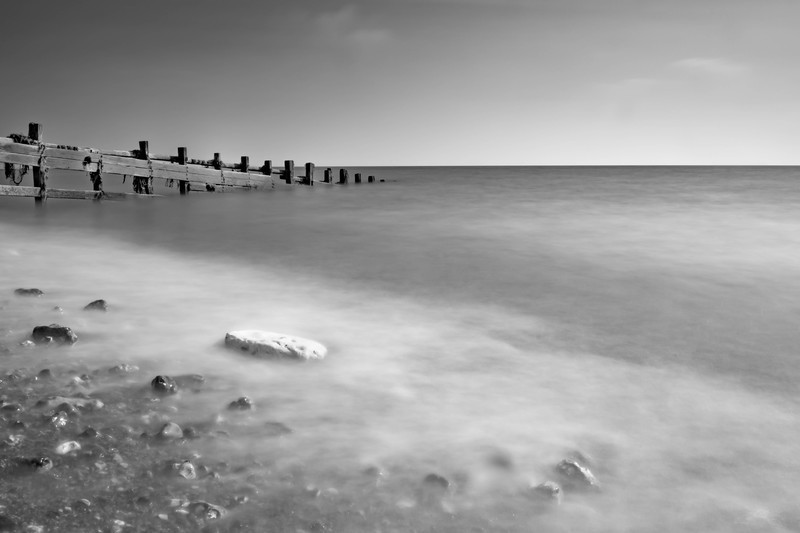 Cuckmere Haven - Seascape - Monochrome