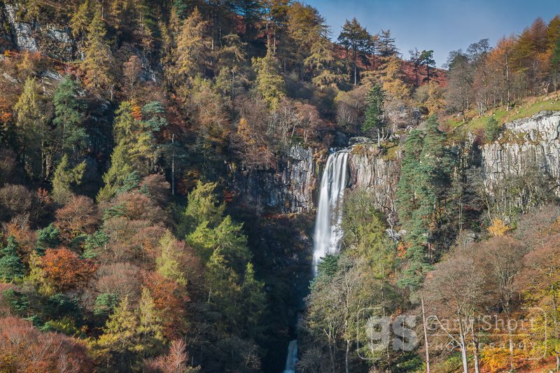 Pistyll Rhaeadr, autumn - Mid & South Wales images
