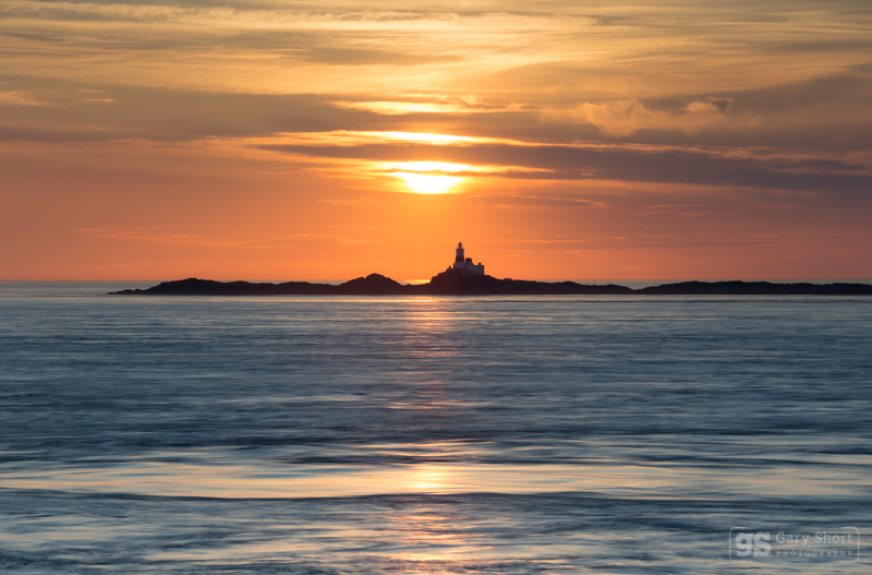 Sunset over the Skerries, Anglesey - North Wales images