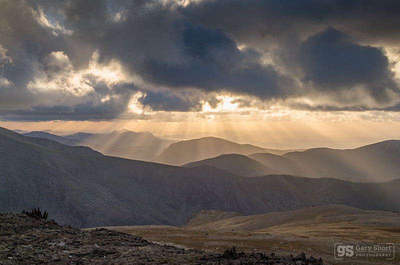October sunset, Snowdonia - Snowdonia images