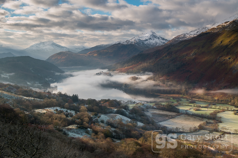 Nant Gwynant winter - Snowdonia images