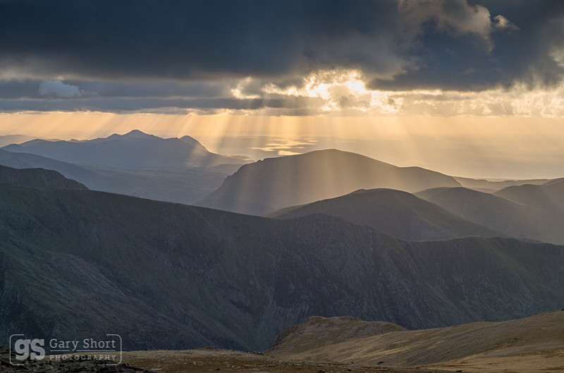 Sunset over Caernarfon Bay, Snowdonia - Snowdonia images