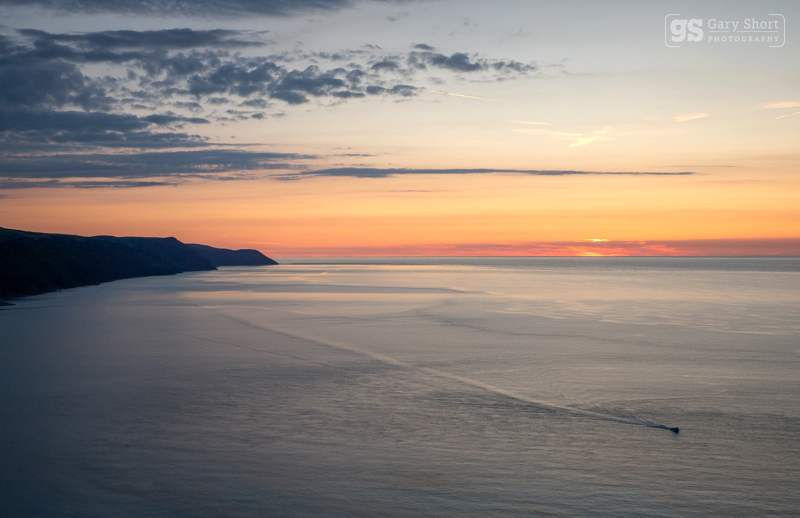 Last boat home, Porlock Bay - Exmoor National Park
