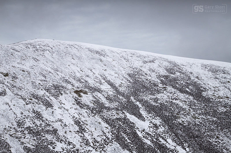 Nearing the summit, Mynydd Mawr - Snowdonia images