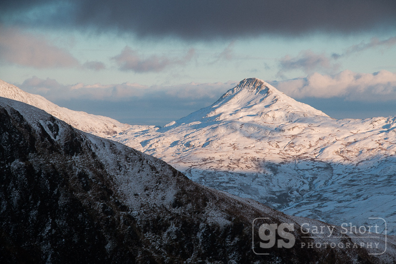 Winter sun, Yr Aran - Snowdonia images