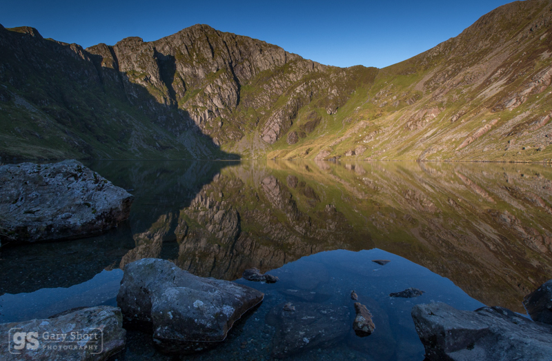 Craig Cau dawn relection - Cadair Idris