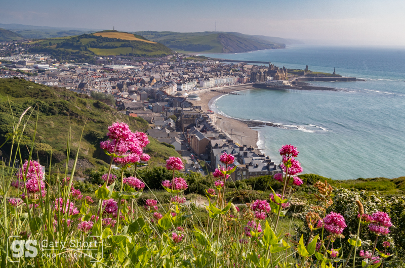 Aberystwyth from Constitution Hill - Mid & South Wales images