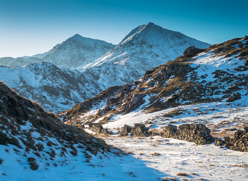 Blue chill, Crib Goch and Snowdon - Snowdon