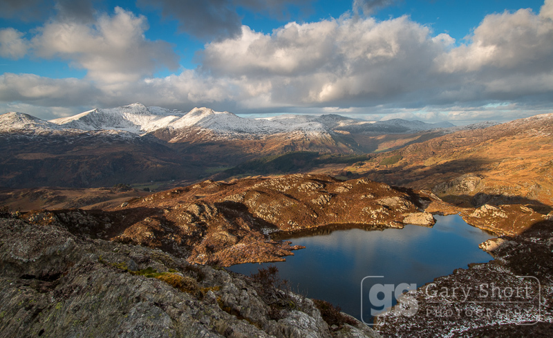 Llynnau Cerrig y Myllt and Snowdon - Snowdon