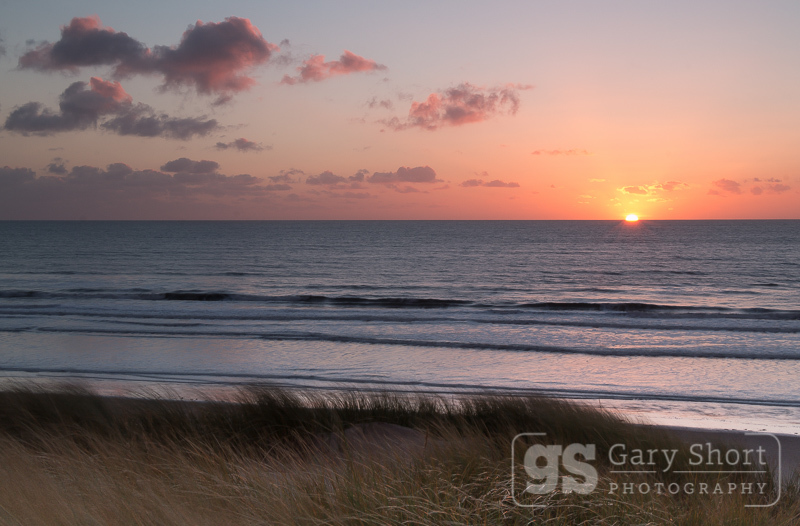 Harlech sunset - Snowdonia images