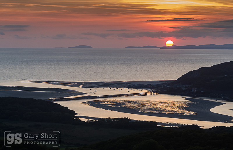 Barmouth sunset - Snowdonia images