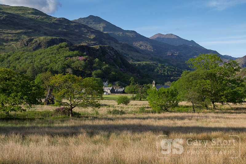 Summer evening shadows, Beddgelert - Snowdonia images