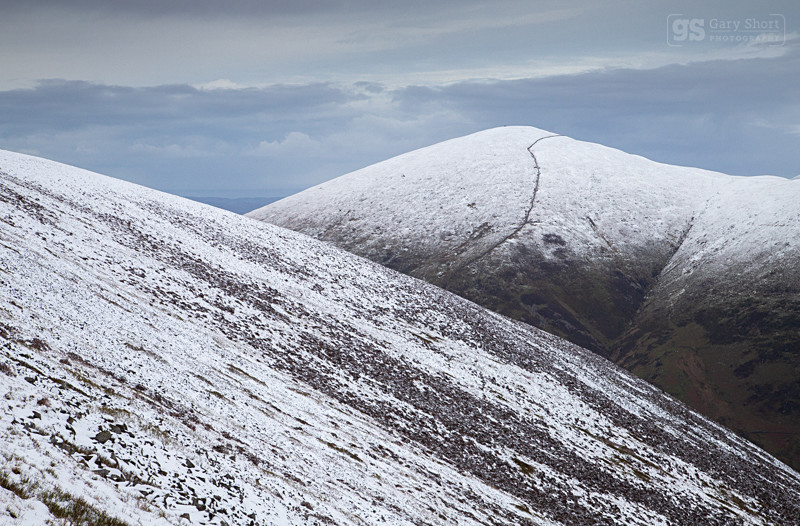 Snowcapped Moel Eilio - Snowdonia images