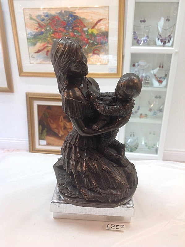 Cold cast figure £25.00 - Cold cast bronze figures