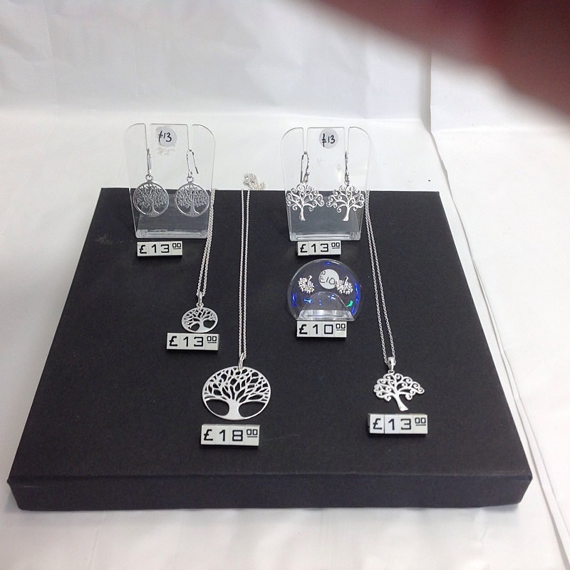 Silver tree of life pendants and earrings. - Silver Tree of Life