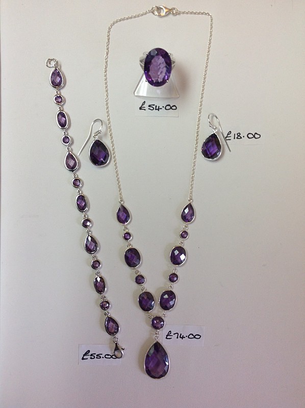  - Silver Jewellery with Semi Precious Stones
