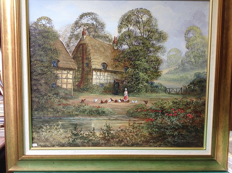 24' x 20 '.  £330.00 - Oil on Canvass - Ronald Horsewell