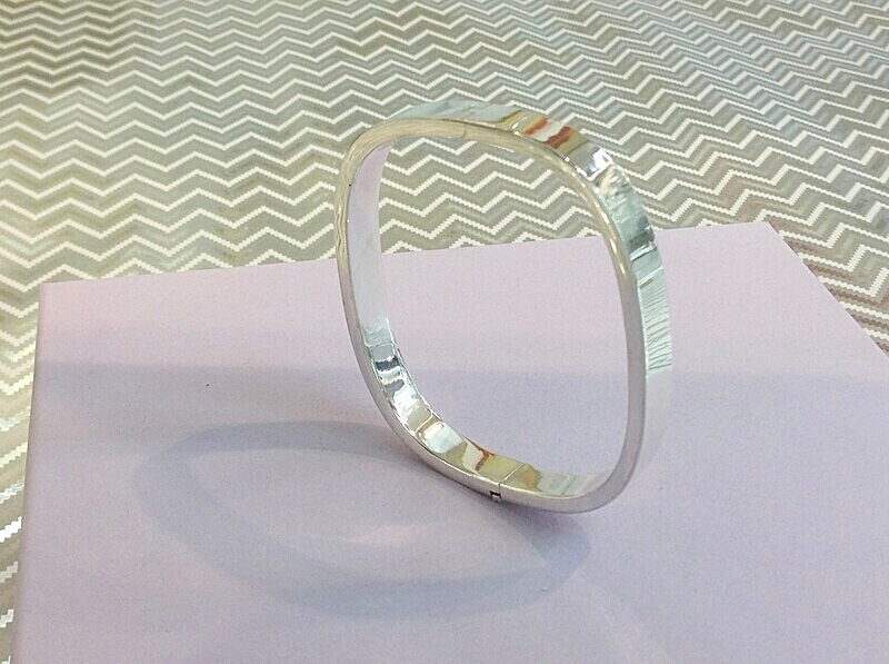 Silver tv style bangle.   £105.00 - Introducing our new silver collection
