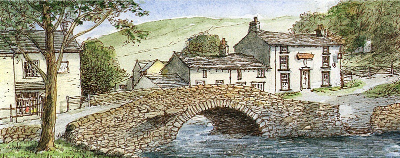 Malham Village - Yorkshire Landscapes: Rectangle Prints