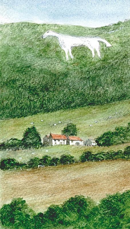White Horse Kilburn - Yorkshire Landscapes: Uprights Prints