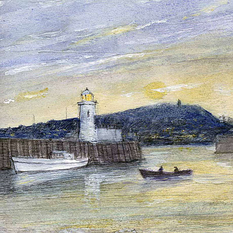 Scarborough Dock - Yorkshire Landscapes: Square Prints