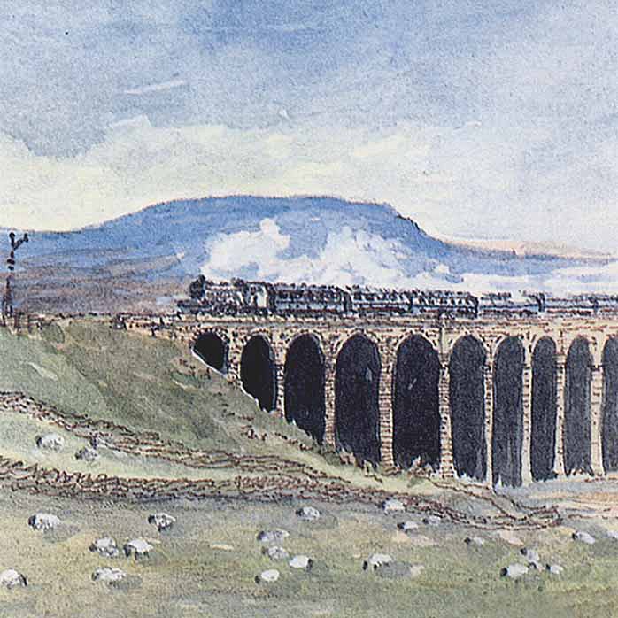 Settle To Carlisle Railway - Lake District Landscapes: Square Prints