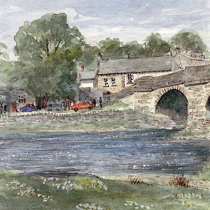 Burnsall - Yorkshire Landscapes: Square Prints