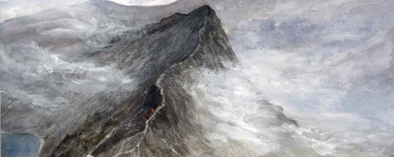 Striding Edge - Lake District Landscapes: Rectangle Prints