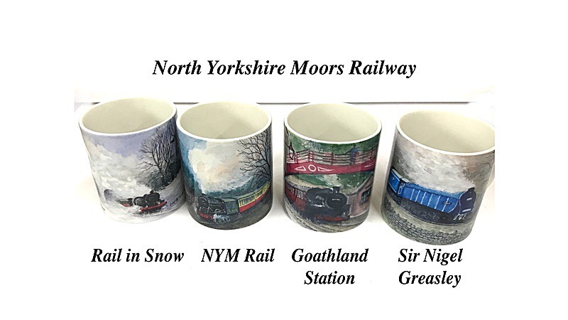 North Yorkshire Moors Rail Pot Mugs - Mug Clearance Sale