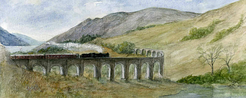 West Highland Line - Scotland Landscapes: Rectangle Prints