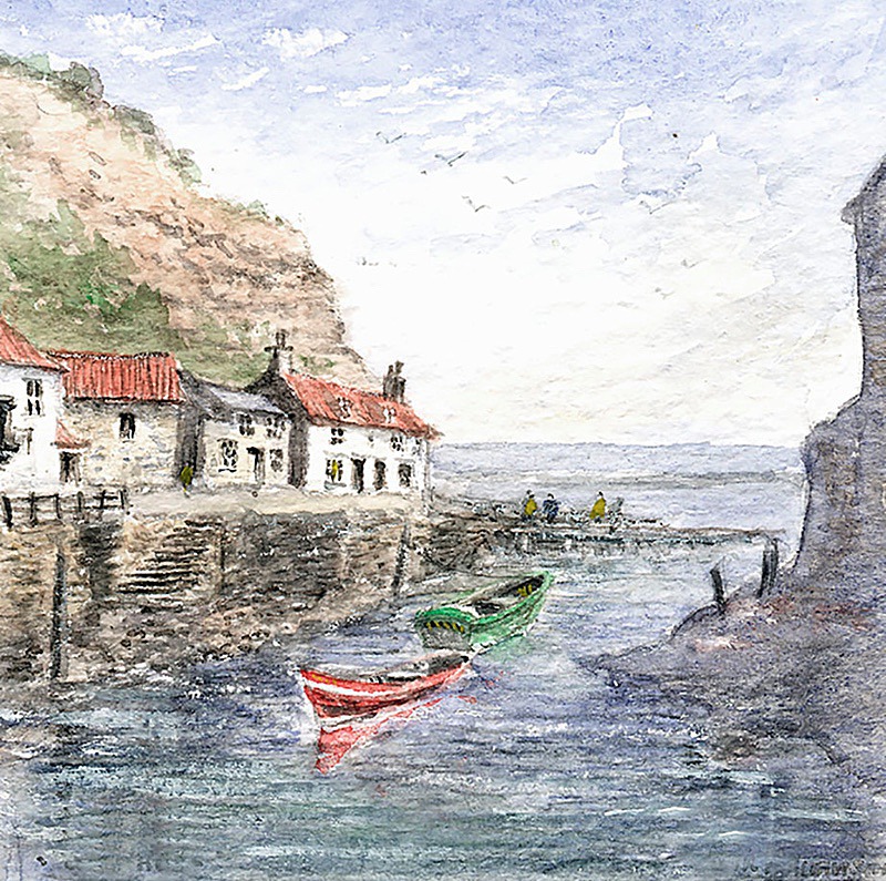 Staithes - Yorkshire Landscapes: Square Prints