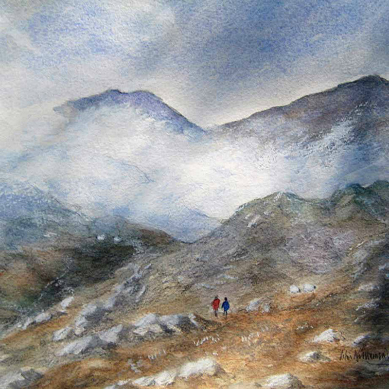 Skiddaw - Lake District Landscapes: Square Prints