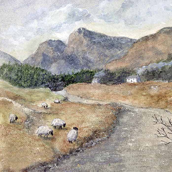 Langdale - Lake District Landscapes: Square Prints