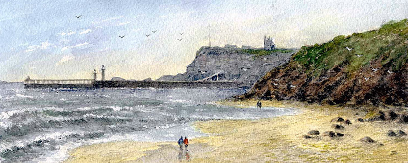 Whitby Beach - Yorkshire Landscapes: Rectangle Prints