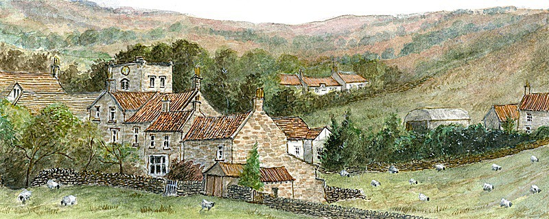 Goathland Village - Yorkshire Landscapes: Rectangle Prints